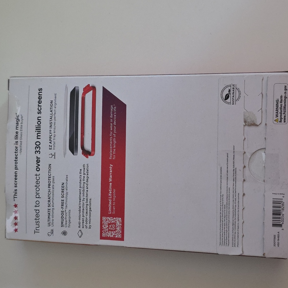ZAGG Invisible Shield Screen Protector Iphone 6.1 2023 Tempered Glass - Picture 2 of 7